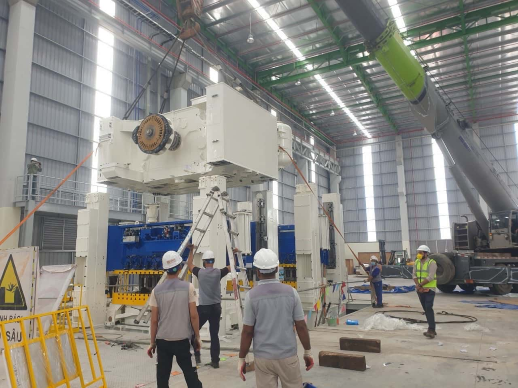 Dịch vụ lắp đặt máy móc và thiết bị công nghiệp theo layout tại Cơ Điện Thiên Ân